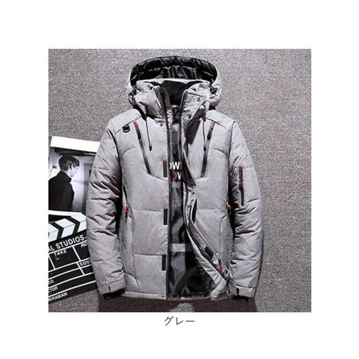 ダウンコート メンズ 通販 ダウンジャケット アウター 上着 羽織り スタンドカラー ハイネック 軽量 暖かい 内ポケット付き ミドル丈 ショート丈 ダウンコート |  | 16