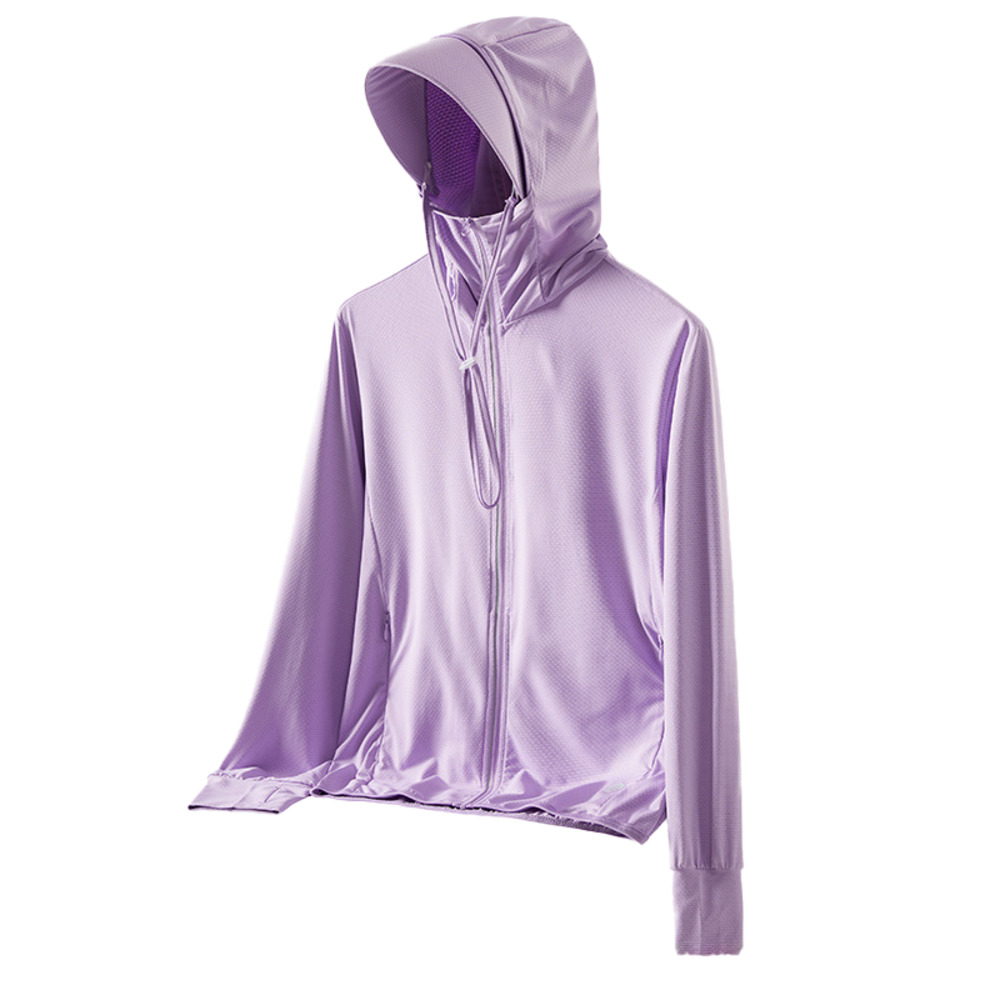 パーカー 長袖 ラッシュガード レディース 通販 ファスナー アウター メッシュ 通気性 冷感素材 紫外線対策 指穴 つば サンバイザー 体型カバー 薄手 パーカー | BACKYARD FAMILY | 01