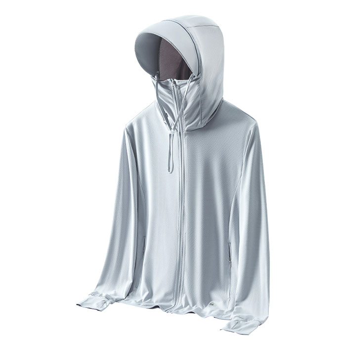 パーカー 長袖 ラッシュガード レディース 通販 ファスナー アウター メッシュ 通気性 冷感素材 紫外線対策 指穴 つば サンバイザー 体型カバー 薄手 パーカー | BACKYARD FAMILY | 23