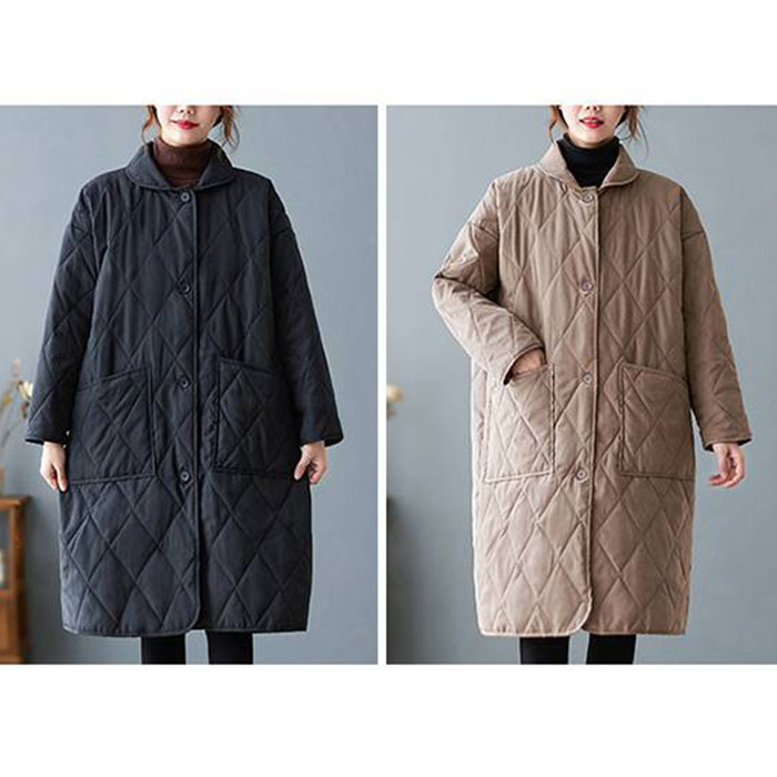 キルティングコート レディース 通販 コート 羽織り アウター ロングコート 中綿コート 中綿ジャンパー ジャケット 防寒コート シンプル キルティングコート |  | 14