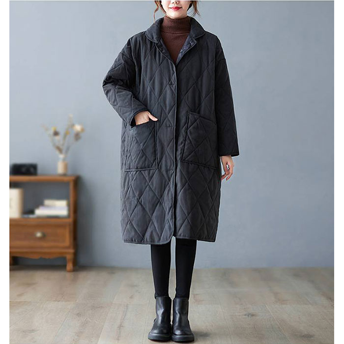 キルティングコート レディース 通販 コート 羽織り アウター ロングコート 中綿コート 中綿ジャンパー ジャケット 防寒コート シンプル キルティングコート |  | 05