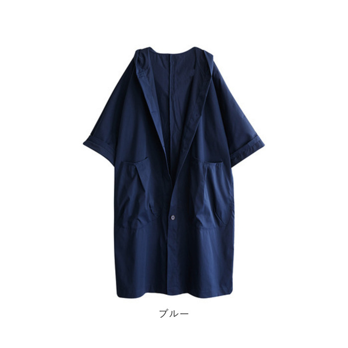 トレンチコート 通販トレンチコート レディース ロングコート アウター トレンチ コート ジャケット 羽織り 薄手 スプリングコート フード付き トレンチコート | ブランド登録なし | 18