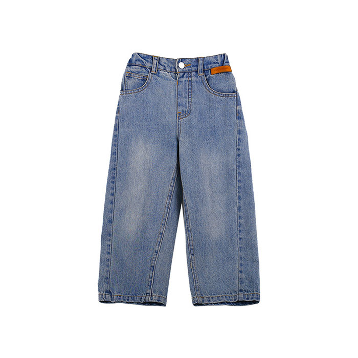 デニムパンツ キッズ ワイドデニム 通販 ワイドパンツ ジーパン ジーンズ 長ズボン ロングパンツ カジュアルパンツ ズボン 女の子 男の子 子供服  デニムパンツ |  | 11