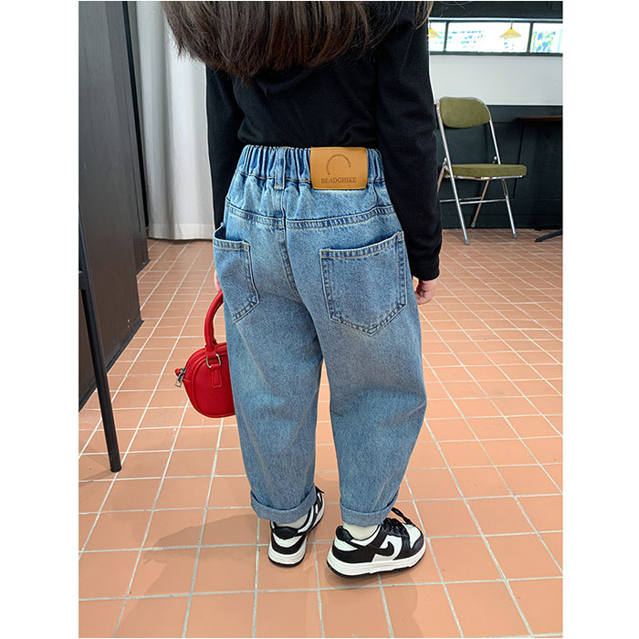 デニムパンツ キッズ ワイドデニム 通販 ワイドパンツ ジーパン ジーンズ 長ズボン ロングパンツ カジュアルパンツ ズボン 女の子 男の子 子供服  デニムパンツ |  | 12