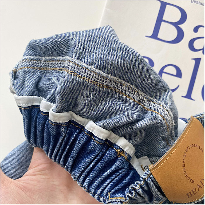 デニムパンツ キッズ ワイドデニム 通販 ワイドパンツ ジーパン ジーンズ 長ズボン ロングパンツ カジュアルパンツ ズボン 女の子 男の子 子供服  デニムパンツ |  | 14