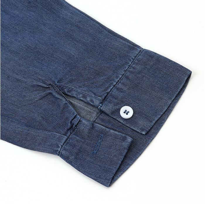 デニムシャツ レディース 長袖 デニム 通販 シャツ ダンガリーシャツ ボタンシャツ 羽織り 羽織 ブラウス ダンガリー 重ね着 前開き 襟付き デニムシャツ |  | 11