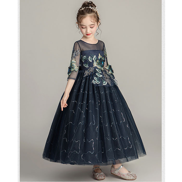 ドレス 子供 通販 キッズドレス 子供ドレス 女の子 発表会 子供ワンピース ロングドレス フォーマルドレス ワンピース 子ども キッズ チュール レース ドレス |  | 10