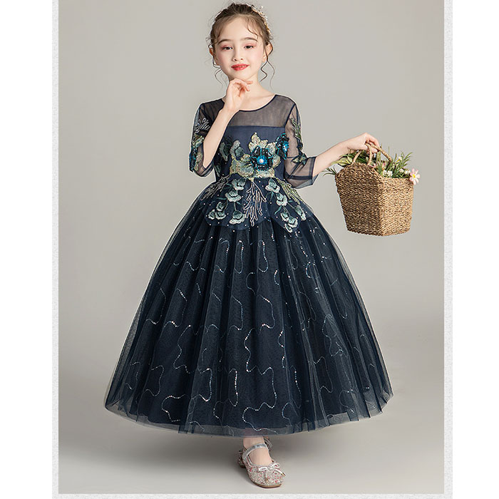 ドレス 子供 通販 キッズドレス 子供ドレス 女の子 発表会 子供ワンピース ロングドレス フォーマルドレス ワンピース 子ども キッズ チュール レース ドレス |  | 08