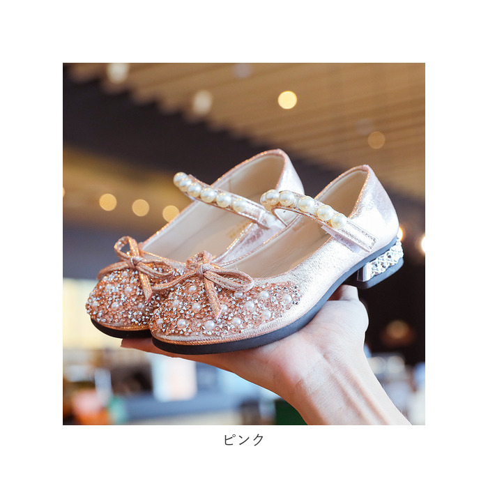 フォーマル 靴 女の子 キラキラ 通販 リボン フォーマル靴 キッズ おしゃれ キッズシューズ シューズ 靴 くつ 子供 ベビー 赤ちゃん 履きやすい フォーマル | ブランド登録なし | 16