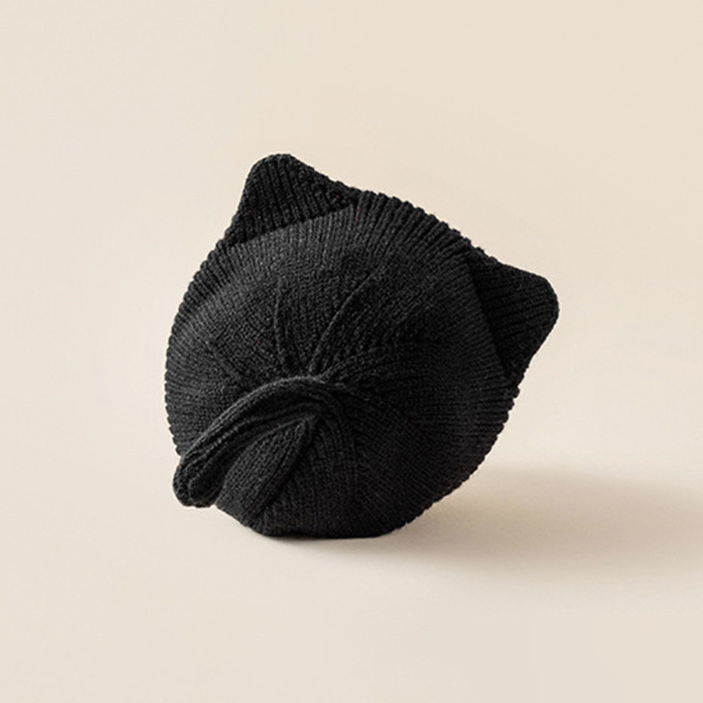 ベレー帽 キッズ 通販 ねこ耳 ニット帽 帽子 猫 ねこ かわいい 可愛い 耳付き おしゃれ オシャレ 女の子 男の子 秋 冬 暖かい 防寒 お出かけ 子供 ベレー帽 | BACKYARD FAMILY | 02