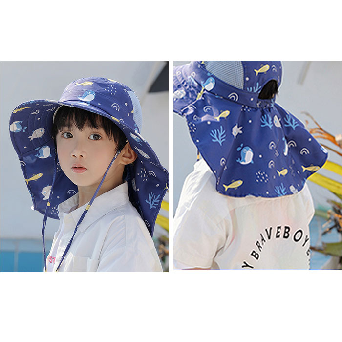 帽子 キッズ ゴム付き 通販 あごひもつき 男の子 女の子 紫外線対策 日焼け対策 キッズハット たためる 大きなつば メッシュ 通気性 かわいい 可愛い 帽子 |  | 08