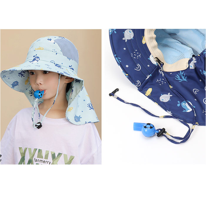 帽子 キッズ ゴム付き 通販 あごひもつき 男の子 女の子 紫外線対策 日焼け対策 キッズハット たためる 大きなつば メッシュ 通気性 かわいい 可愛い 帽子 |  | 10