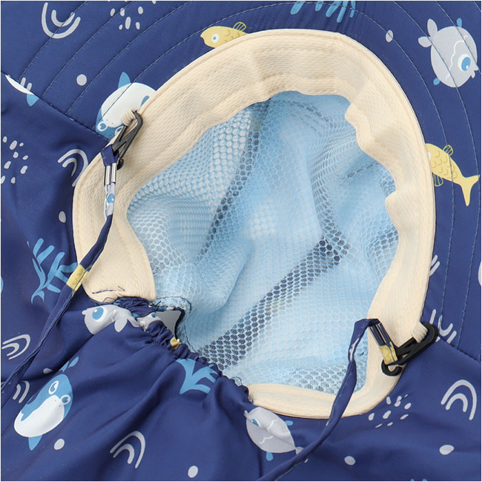 帽子 キッズ ゴム付き 通販 あごひもつき 男の子 女の子 紫外線対策 日焼け対策 キッズハット たためる 大きなつば メッシュ 通気性 かわいい 可愛い 帽子 |  | 12