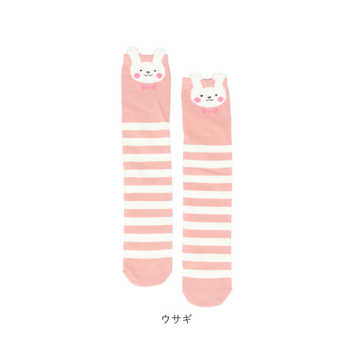 ハイソックス 動物 キッズ 通販 ニーハイソックス 靴下 くつ下 ソックス ロング 厚手 暖かい 綿 キッズ 女の子 男の子 子供 子ども こども 冬 秋 ハイソックス | ブランド登録なし | 18