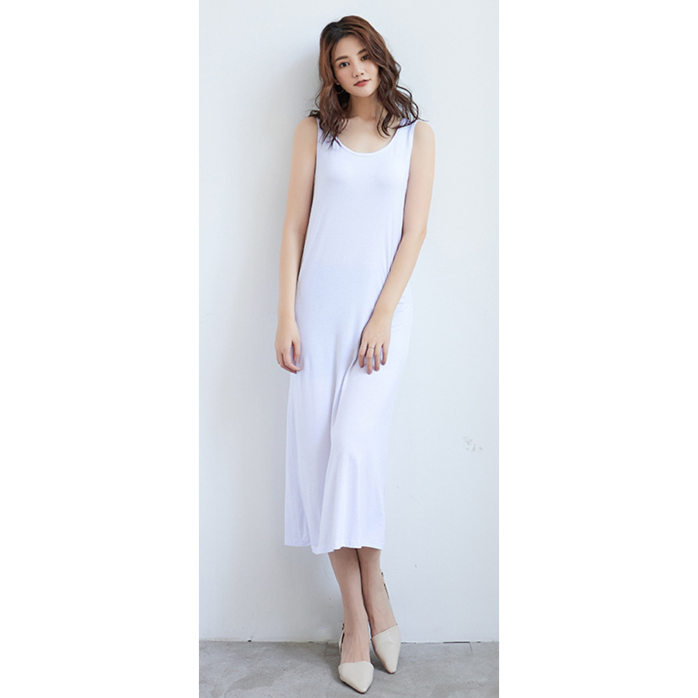 タンクトップ ワンピース ワンピ レディース 春 夏 きれいめ 夏ワンピース インナーワンピース キャミソールワンピース ペチコート インナー 透け防止 | ブランド登録なし | 16