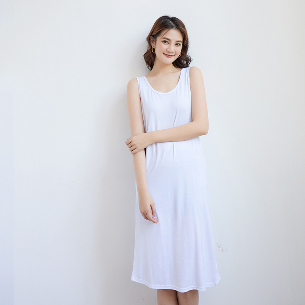 タンクトップ ワンピース ワンピ レディース 春 夏 きれいめ 夏ワンピース インナーワンピース キャミソールワンピース ペチコート インナー 透け防止 | ブランド登録なし | 17