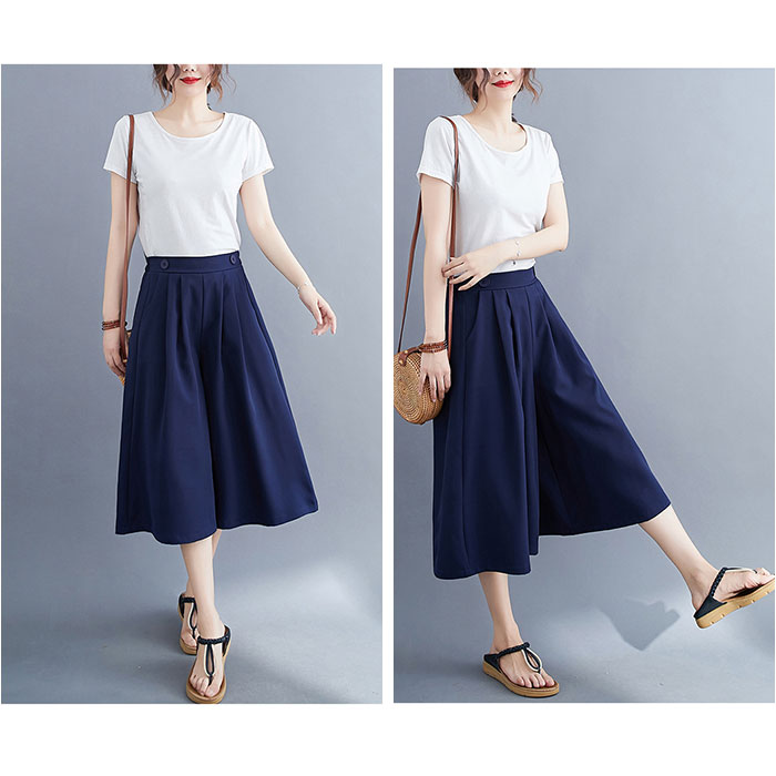 ガウチョパンツ ワイドパンツ レディース 通販 キュロット