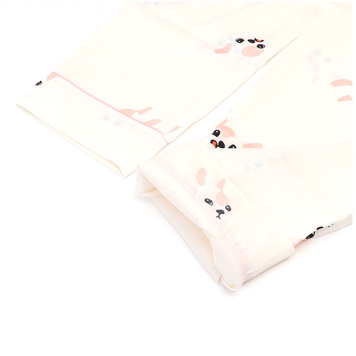 パジャマ 通販パジャマ 長袖 レディース ルームウェア 部屋着 寝巻き ナイトウエア 室内着 寝巻 寝間着 前開き 薄い かわいい 春 秋 動物 アニマル  パジャマ | ブランド登録なし | 15