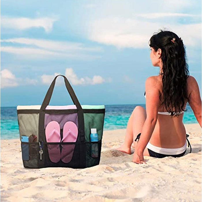 メッシュバッグ 大容量 通販 トートバッグ メッシュトートバッグ メッシュバック メッシュ バッグ プールバッグ ジムバッグ スパバッグ メッシュバッグ |  | 02