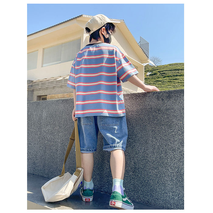 セットアップ 通販セットアップ キッズ 半袖 上下セット 2点セット パンツセット 子供服 子ども Tシャツ トップス ハーフパンツ 半ズボン パンツ  セットアップ | ブランド登録なし | 06