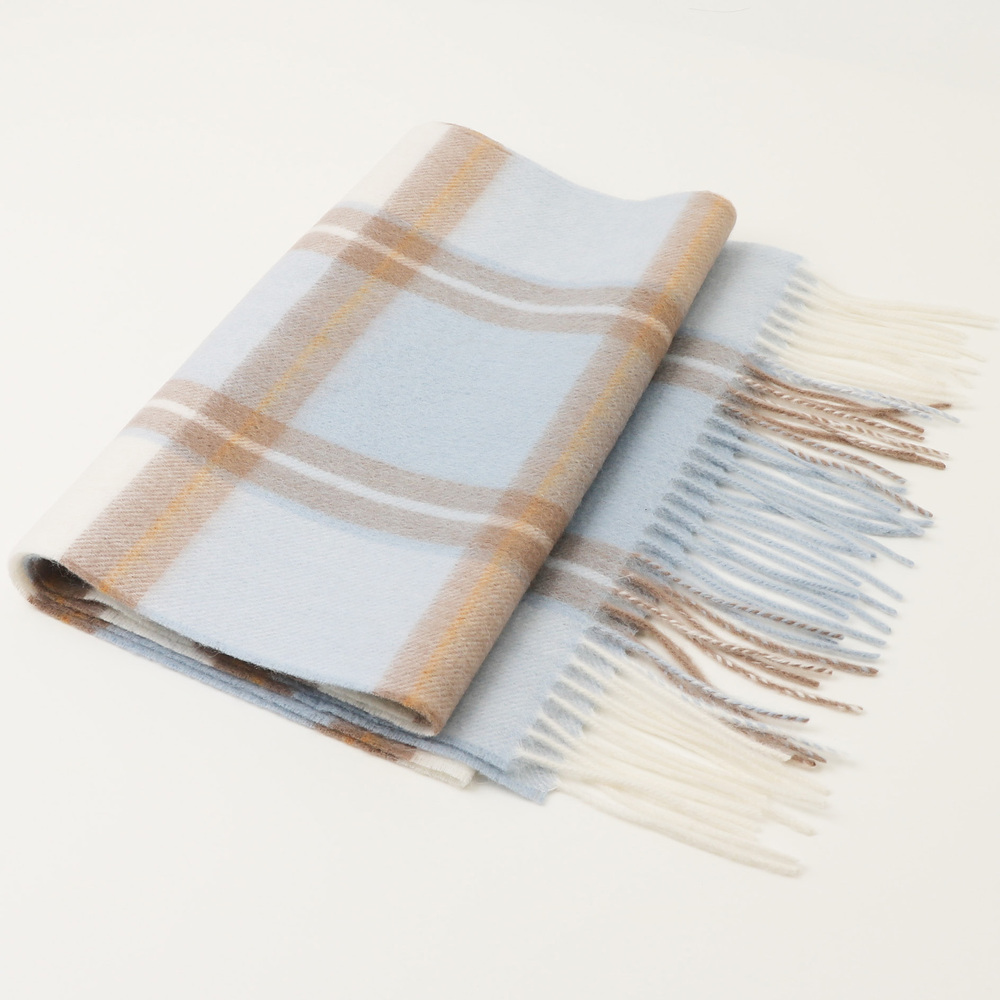 マフラー チェック レディース 通販 ストール 大判 ショール スカーフ 秋冬 首巻き 肩掛け 巻き物 羽織り おしゃれ 大判ストール 学生 ウール シンプル マフラー |  | 03