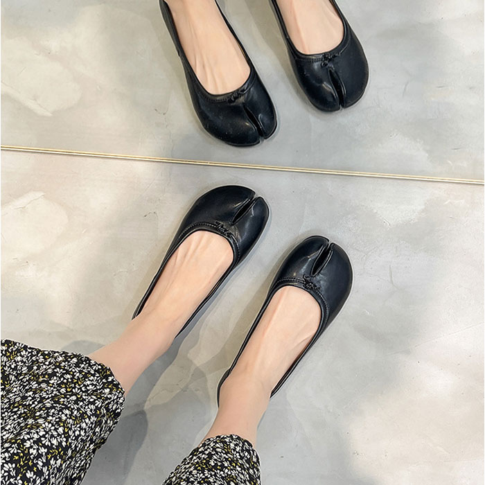 足袋 パンプス バレエシューズ 通販 フラット ローヒール バレエ ぺたんこ 足袋パンプス シューズ タビ たび 足袋シューズ フラットシューズ 足袋 | BACKYARD FAMILY | 15