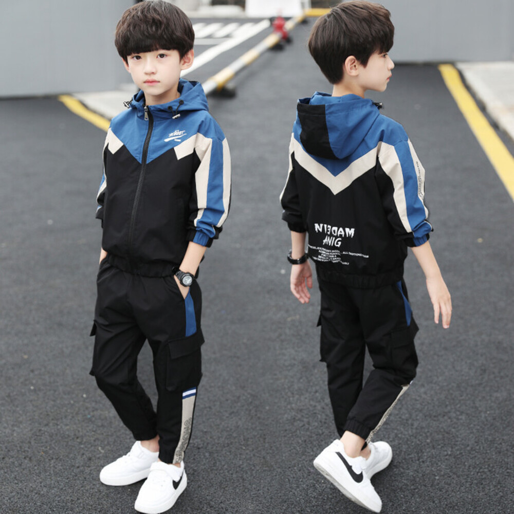 キッズ ジャージ 上下 セット 通販 子供服 男の子 ジャケット セットアップ 長袖 長ズボン パンツ ロングパンツ ナイロンジャケット スポーツ パーカー | BACKYARD FAMILY | 02