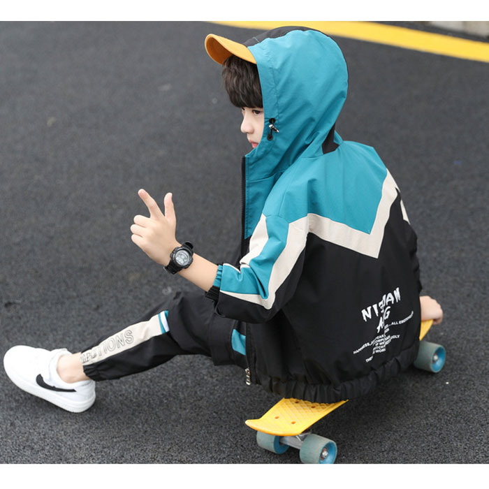 キッズ ジャージ 上下 セット 通販 子供服 男の子 ジャケット セットアップ 長袖 長ズボン パンツ ロングパンツ ナイロンジャケット スポーツ パーカー | BACKYARD FAMILY | 09