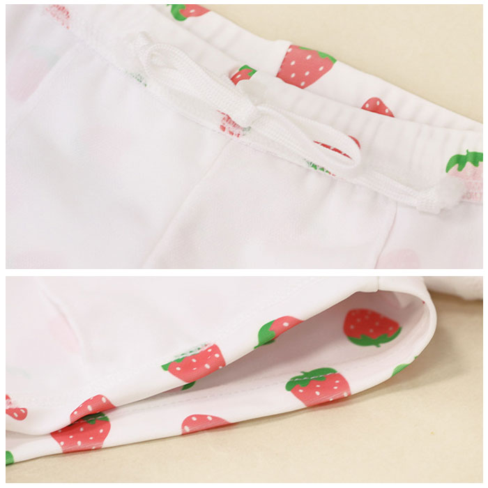 水着 通販水着 女の子 セパレート キッズ 3点セット キャミソール 約 80 90 100 110 約 120 130 140 ベビー 上下セット スイムキャップ セットアップ 水着 | ブランド登録なし | 11