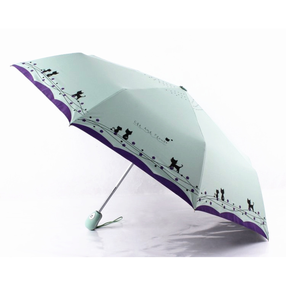 折りたたみ傘 自動開閉 レディース 通販 傘 かさ カサ 折り畳み 軽量 晴雨兼用 はっ水 撥水 丈夫 猫柄 ネコ 通勤 通学 雨 梅雨 雨傘 日傘 日除け  折りたたみ傘 | BACKYARD FAMILY | 03
