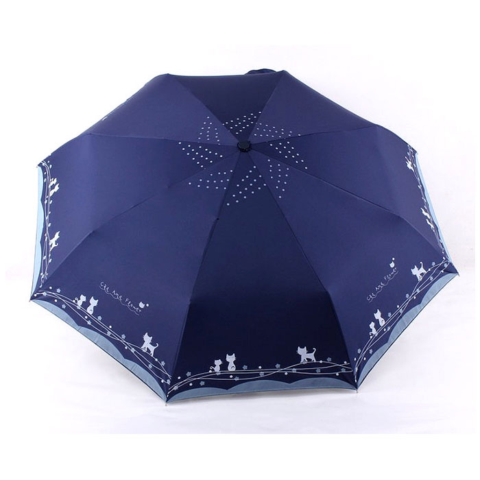 折りたたみ傘 自動開閉 レディース 通販 傘 かさ カサ 折り畳み 軽量 晴雨兼用 はっ水 撥水 丈夫 猫柄 ネコ 通勤 通学 雨 梅雨 雨傘 日傘 日除け  折りたたみ傘 | BACKYARD FAMILY | 12
