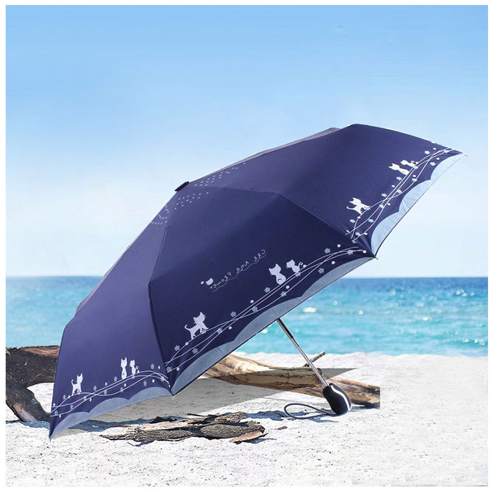 折りたたみ傘 自動開閉 レディース 通販 傘 かさ カサ 折り畳み 軽量 晴雨兼用 はっ水 撥水 丈夫 猫柄 ネコ 通勤 通学 雨 梅雨 雨傘 日傘 日除け  折りたたみ傘 | BACKYARD FAMILY | 14