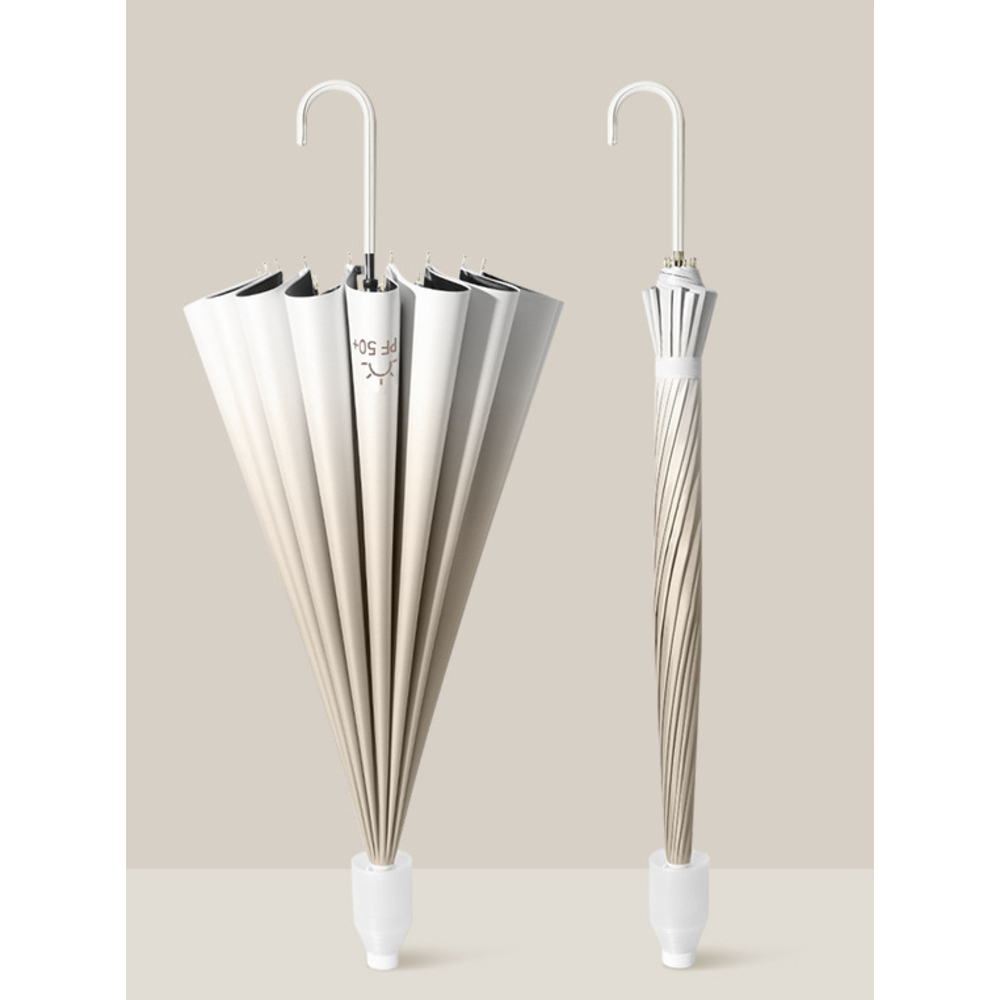 傘 レディース 晴雨兼用 通販 長傘 16本骨 ジャンプ傘 おしゃれ 日傘 雨傘 兼用 かさ カサ ひがさ 撥水 はっ水 グラデーション 可愛い かわいい 大きめ 傘 |  | 10