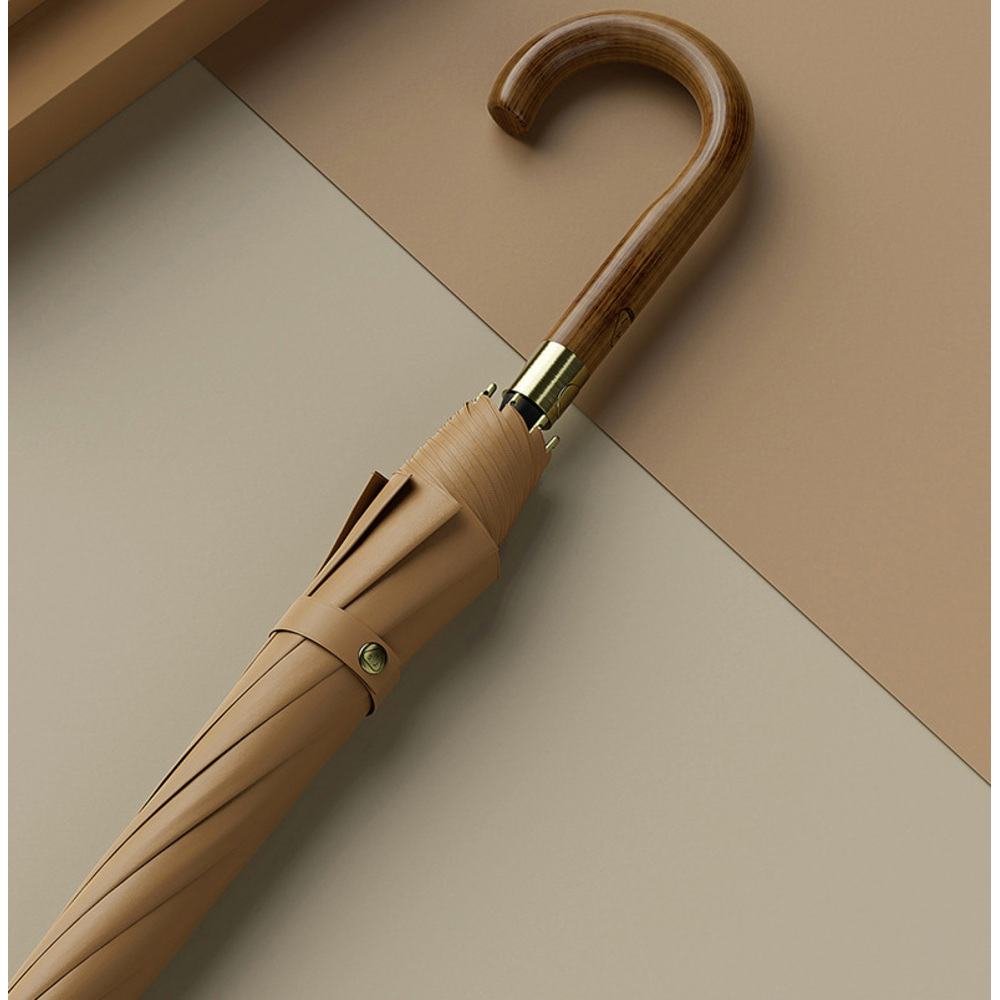 長傘 8本骨 メンズ 通販 ジャンプ傘 雨傘 8本骨傘 紳士傘 傘 かさ カサ グラスファイバー骨 収納カバー付き 傘カバー付き 木製 ハンドル ワンタッチ 撥水 長傘 |  | 04