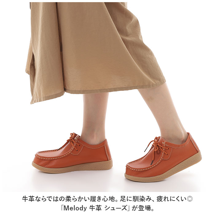革靴 通販革靴 レディース チロリアンシューズ レザーシューズ 紐靴 ひも靴 靴 シューズ コンフォートシューズ ドライビングシューズ Melody 022 革靴 | Bianchi | 06
