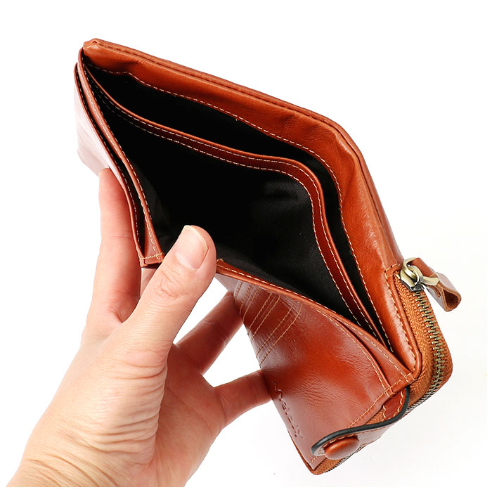 財布 レディース 二つ折り 本革 通販 二つ折り財布 サイフ さいふ レザーウォレット 折財布 折り財布 ミニ財布 ミニウオレット Melody 11706 メロディー 財布 | モス | 17