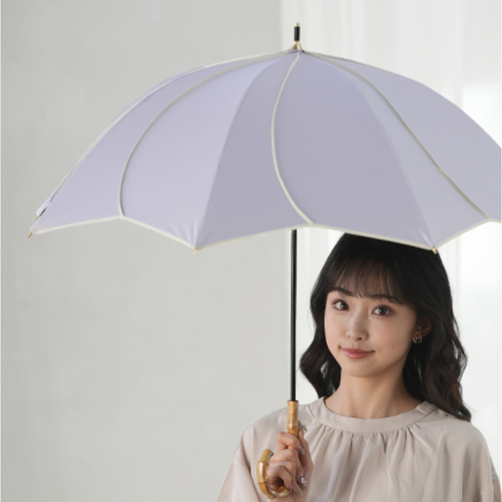 キザワ 日傘 ショート丈 通販 KIZAWA M55HB081API 長傘 ショート丈日傘 傘 ショート かさ カサ icolon ameri 花びら 55cm 8本骨 手開き おしゃれ キザワ |  | 05