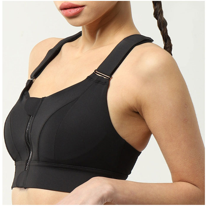 スポーツブラ 通販スポーツブラ 前開き スポーツブラジャー フィットネスブラ ランニング用ブラ トレーニングウェア スポーツウェア ファスナー  スポーツブラ | ブランド登録なし | 03