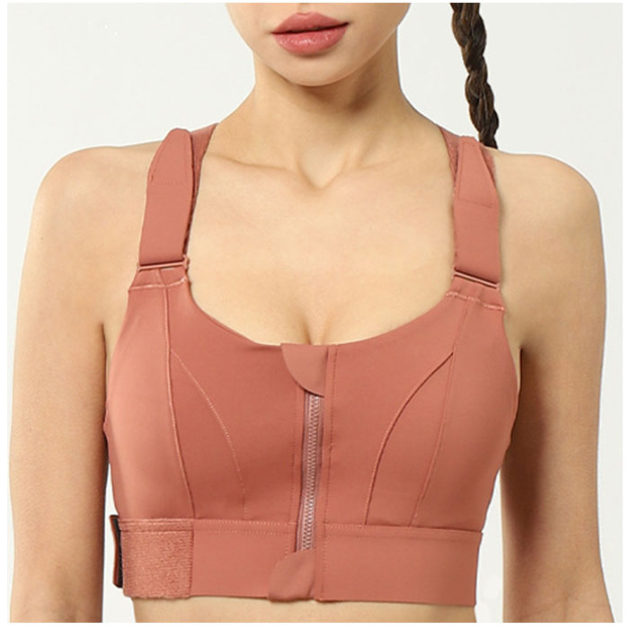 スポーツブラ 通販スポーツブラ 前開き スポーツブラジャー フィットネスブラ ランニング用ブラ トレーニングウェア スポーツウェア ファスナー  スポーツブラ | ブランド登録なし | 06
