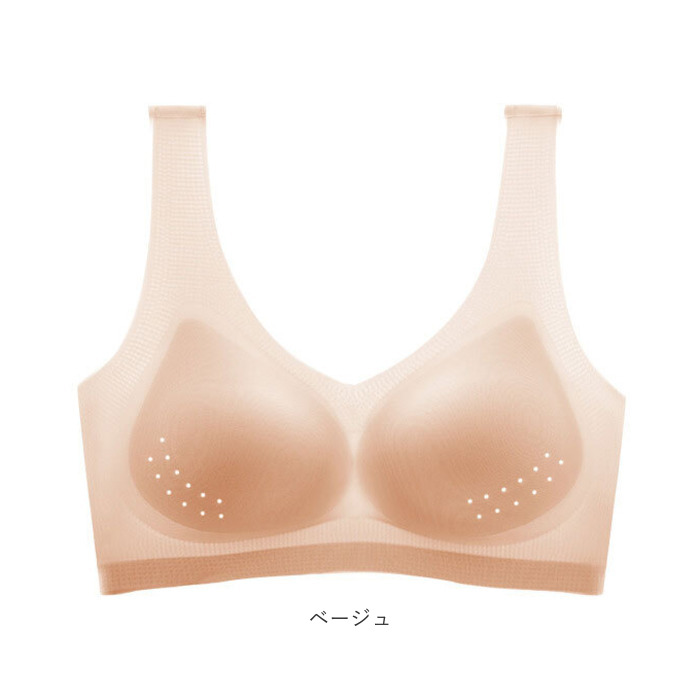 冷感 通販冷感 ブラジャー ノンワイヤー ノンワイヤーブラ スポーツブラ ナイトブラ スポーツ ヨガ ブラ 涼しい 薄い 軽量 軽い ワイヤレスブラ メッシュ  冷感 | ブランド登録なし | 14