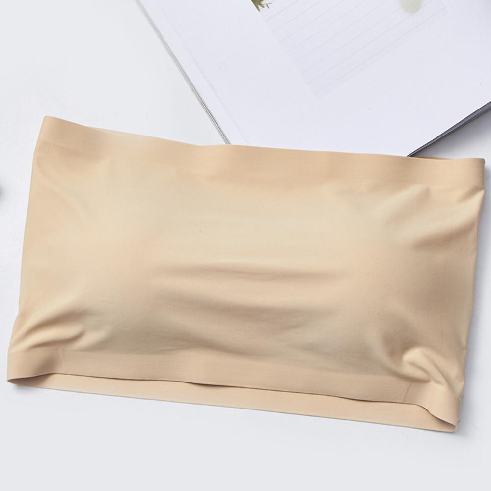 チューブトップ ブラ 通販 ブラジャー ノンワイヤー 肩紐なし カップ付き 紐なしブラ チューブブラ 冷感 涼しい ベアトップ ドレス用  チューブトップ | ブランド登録なし | 03