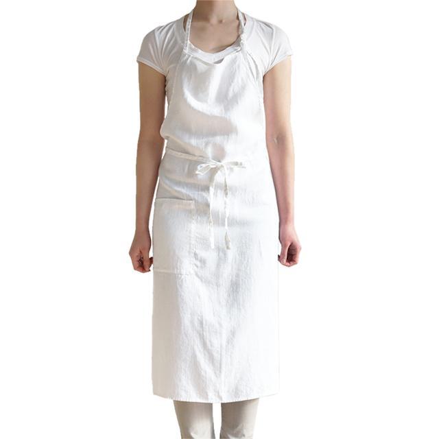 エプロン おしゃれ ナチュラル 通販 カフェ ロング かわいい レディース メンズ 保育園 幼稚園 プレゼント ギフト 先生 介護 リネン 無地 シンプル エプロン |  | 16
