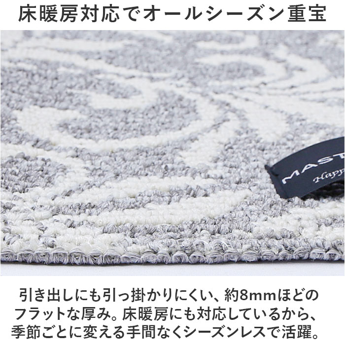 キッチンマット 240cm 通販 マスターキッチンラグ 約 240cm×50cm センコー ロングマット ラグマット マット ラグ 洗える 薄手 おしゃれ キッチンマット |  | 17