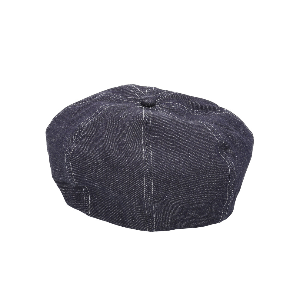 ベレー帽 メンズ 通販 日本製 帽子 ベレー 立体ベレー ボリュームパネルベレー帽 デニム 岡山デニム 岡山産 ミスターカバー mr.cover 8パネル 12オンス ベレー帽 |  | 02