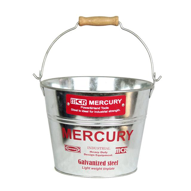 マーキュリー バケツ 通販 ブリキバケツ スモール 雑貨 おしゃれ MERCURY 小さめ ブリキ スチール ガーデニング 花壇 植木鉢 鉢植え 鉢カバー ガレージ