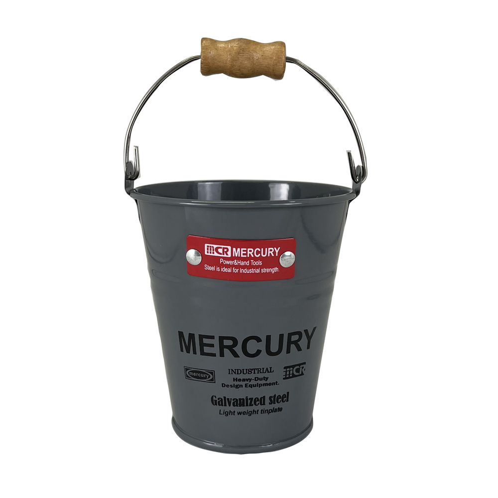 マーキュリー 通販マーキュリー バケツ ブリキバケツ 雑貨 おしゃれ MERCURY ミニバケツ ブリキ スチール ガーデニング 花壇 植木鉢 鉢植え 鉢カバー ペン立て | MERCURY | 10