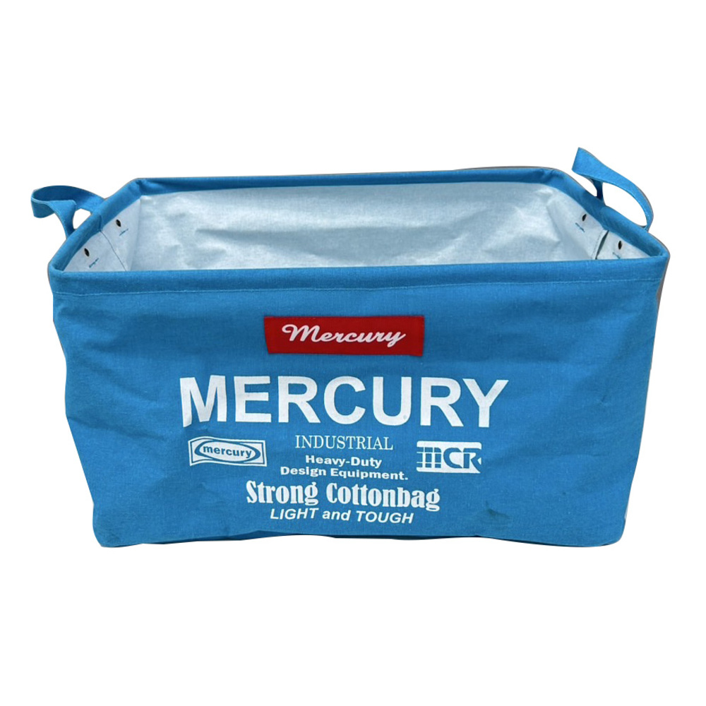マーキュリー 通販マーキュリー 雑貨 収納ボックス 布 キャンバス おしゃれ キャンバスバケツ 四角 角型 MERCURY レクタングルボックス M リビング マーキュリー | MERCURY | 04