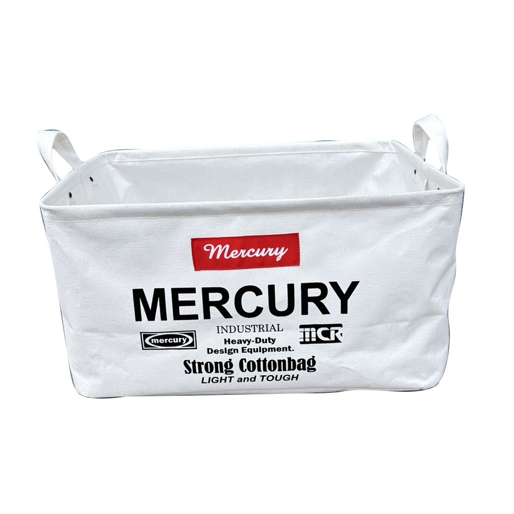 マーキュリー 通販マーキュリー 雑貨 収納ボックス 布 キャンバス おしゃれ キャンバスバケツ 四角 角型 MERCURY レクタングルボックス M リビング マーキュリー | MERCURY | 07