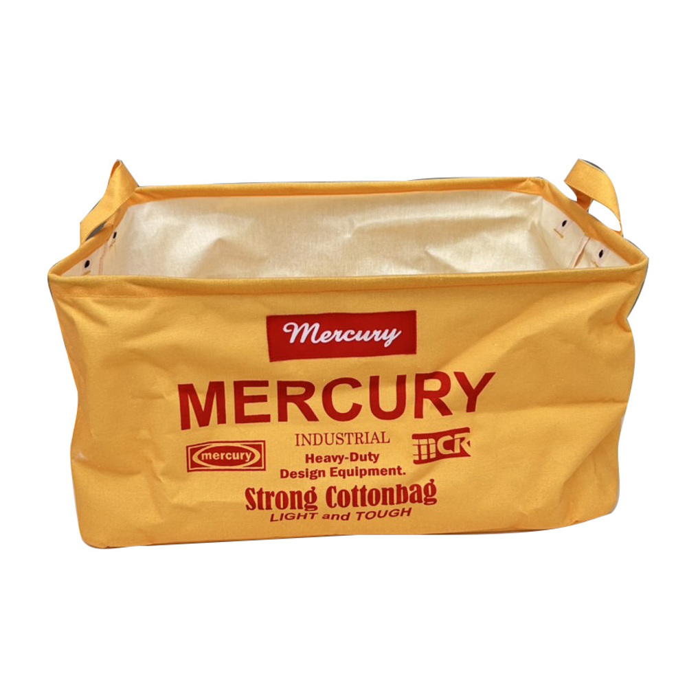 マーキュリー 通販マーキュリー 雑貨 収納ボックス 布 キャンバス おしゃれ キャンバスバケツ 四角 角型 MERCURY レクタングルボックス M リビング マーキュリー | MERCURY | 06
