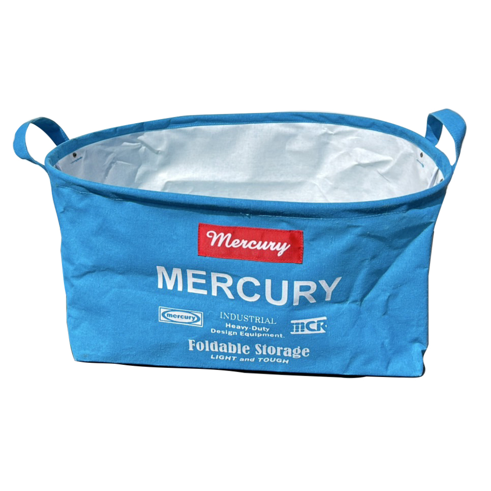 マーキュリー キャンバスバケツ 通販 収納ボックス 布 キャンバス 折りたたみ おしゃれ 雑貨 バケツ MERCURY オーバルバケツ M リビング 収納 マーキュリー | MERCURY | 02